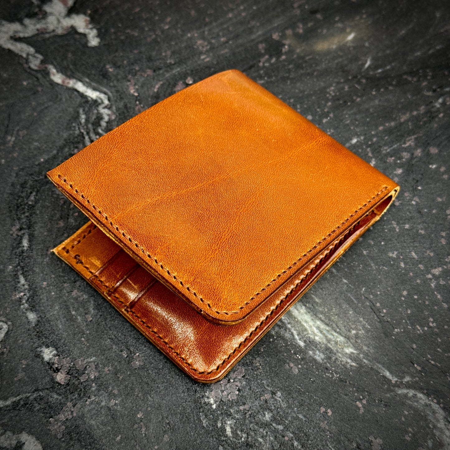Traditional Harness Leather Bifold Wallet