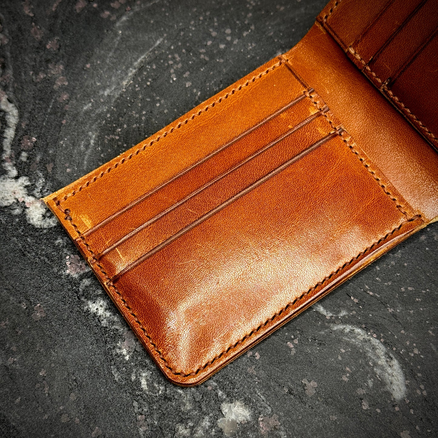 Traditional Harness Leather Bifold Wallet