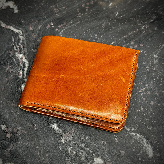 Traditional Harness Leather Bifold Wallet